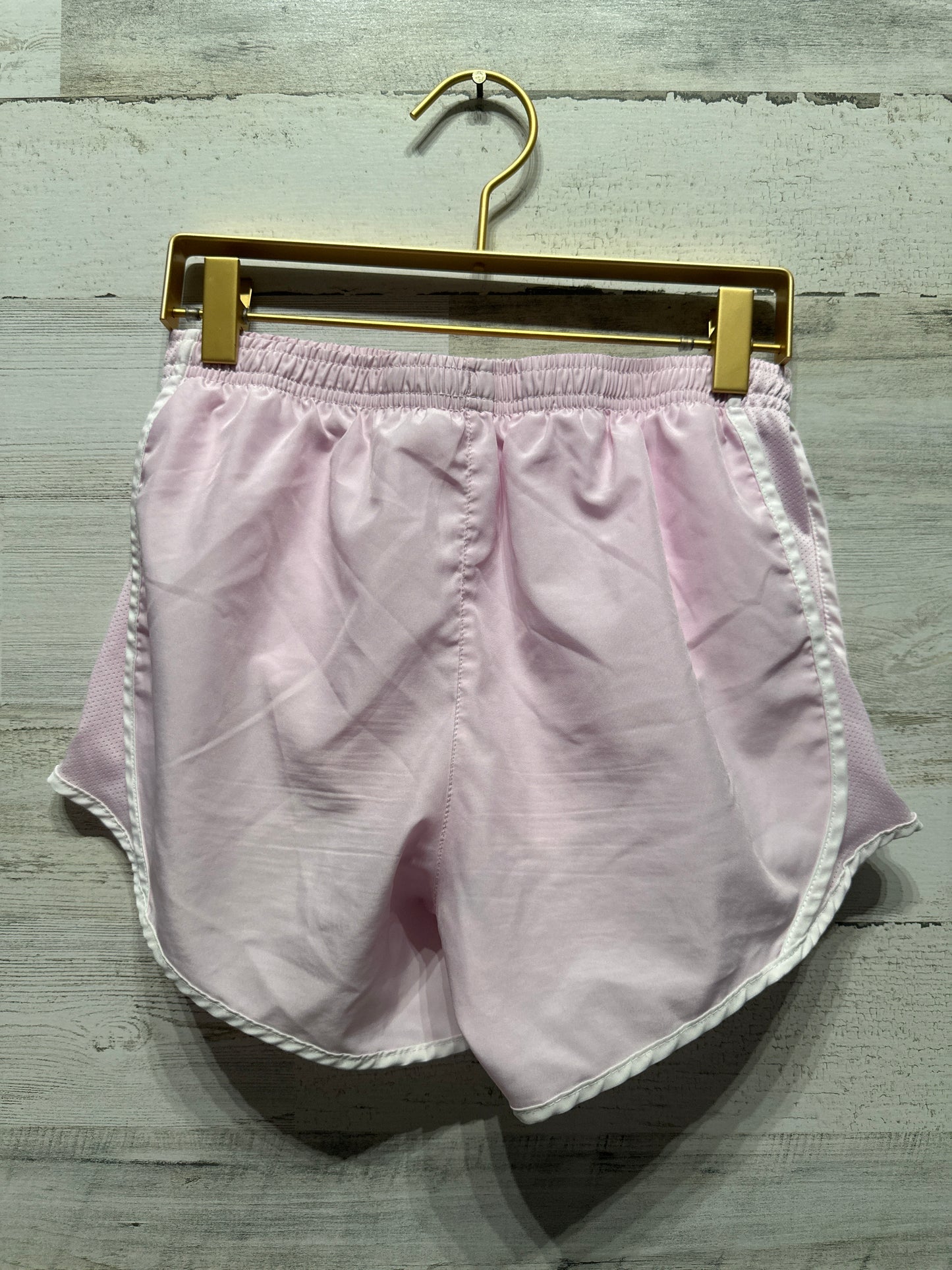 Girls Size Youth Large Nike Drifit Light Pink Athletic Shorts - Very Good Used Condition
