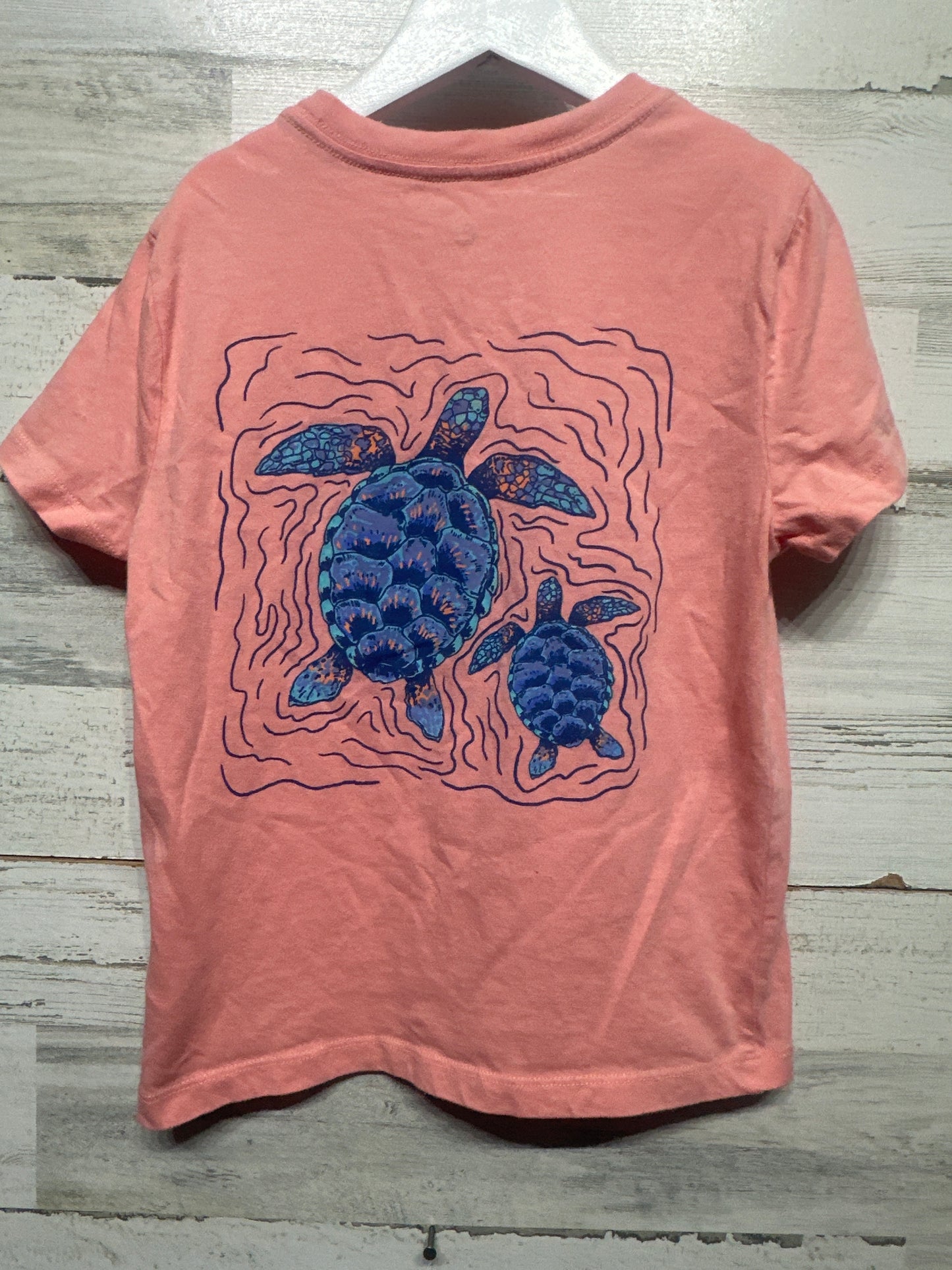 Fits Like Size 6 - Marked Size 8 Class Club Sea Turtle Tee - Good Used Condition