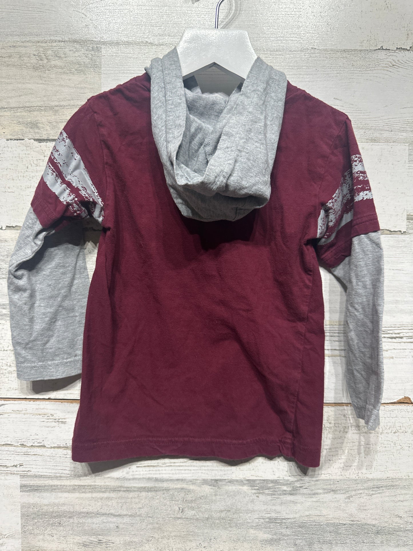 Boys Size 4t ProEdge Texas A&M Football Hooded Shirt - Very Good Used Condition