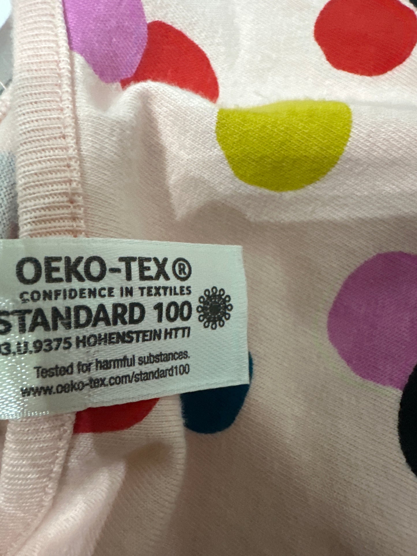 Girls Size 12 (150 cm) Hanna Andersson Polka Dot Dress With Pockets - Very Good Used Condition