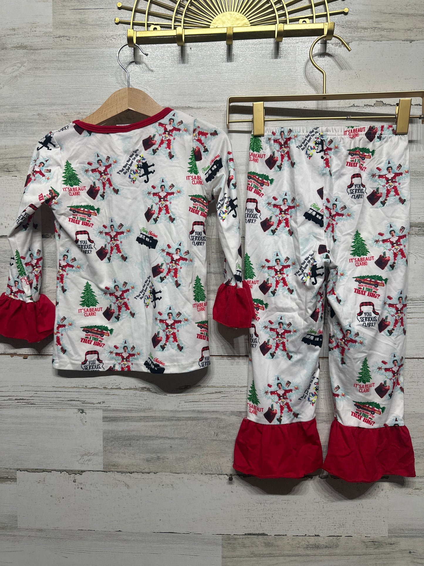 Girls Size 2t Christmas Vacation Holiday Set - Very Good Used Condition