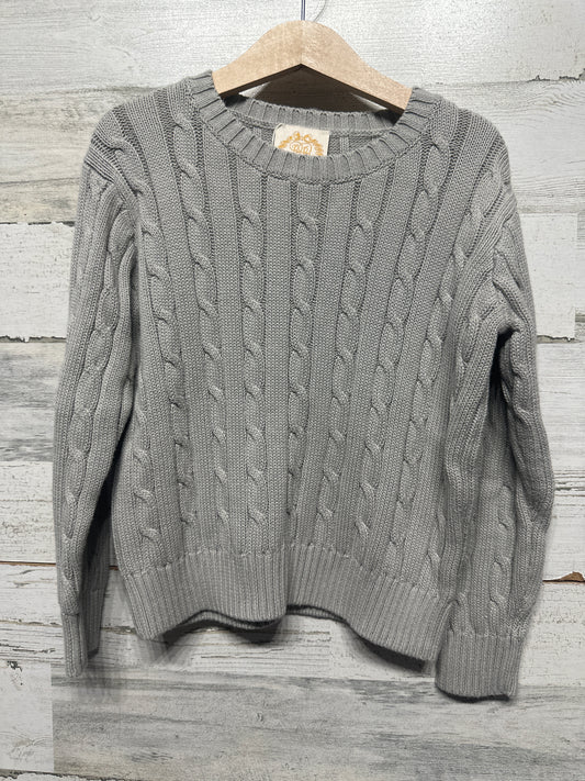 Size 7 TBBC Grey Cable Knit Sweater - New Without Tags