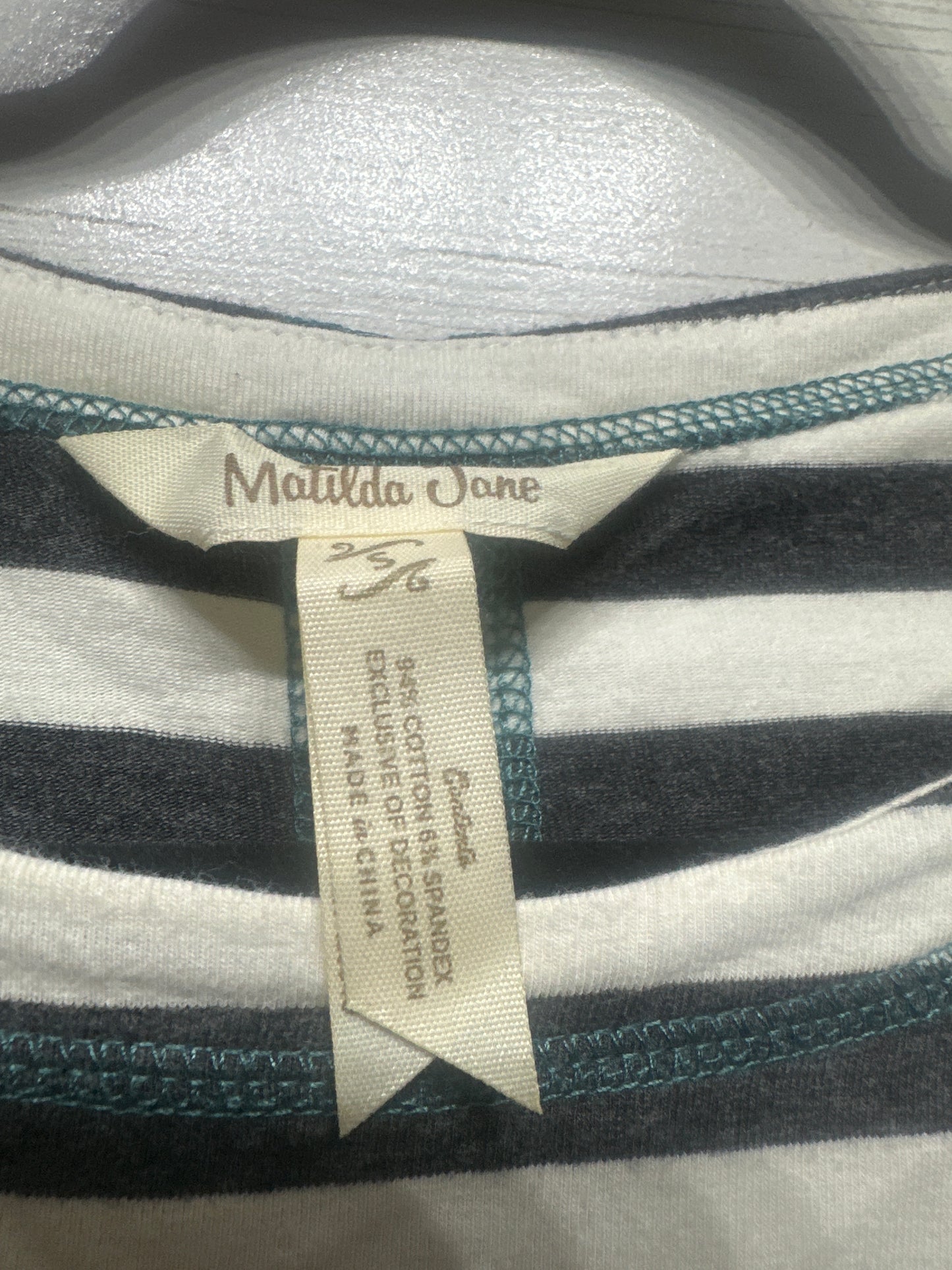 Women’s Size Small Matilda Jane Striped Shirt - Good Used Condition