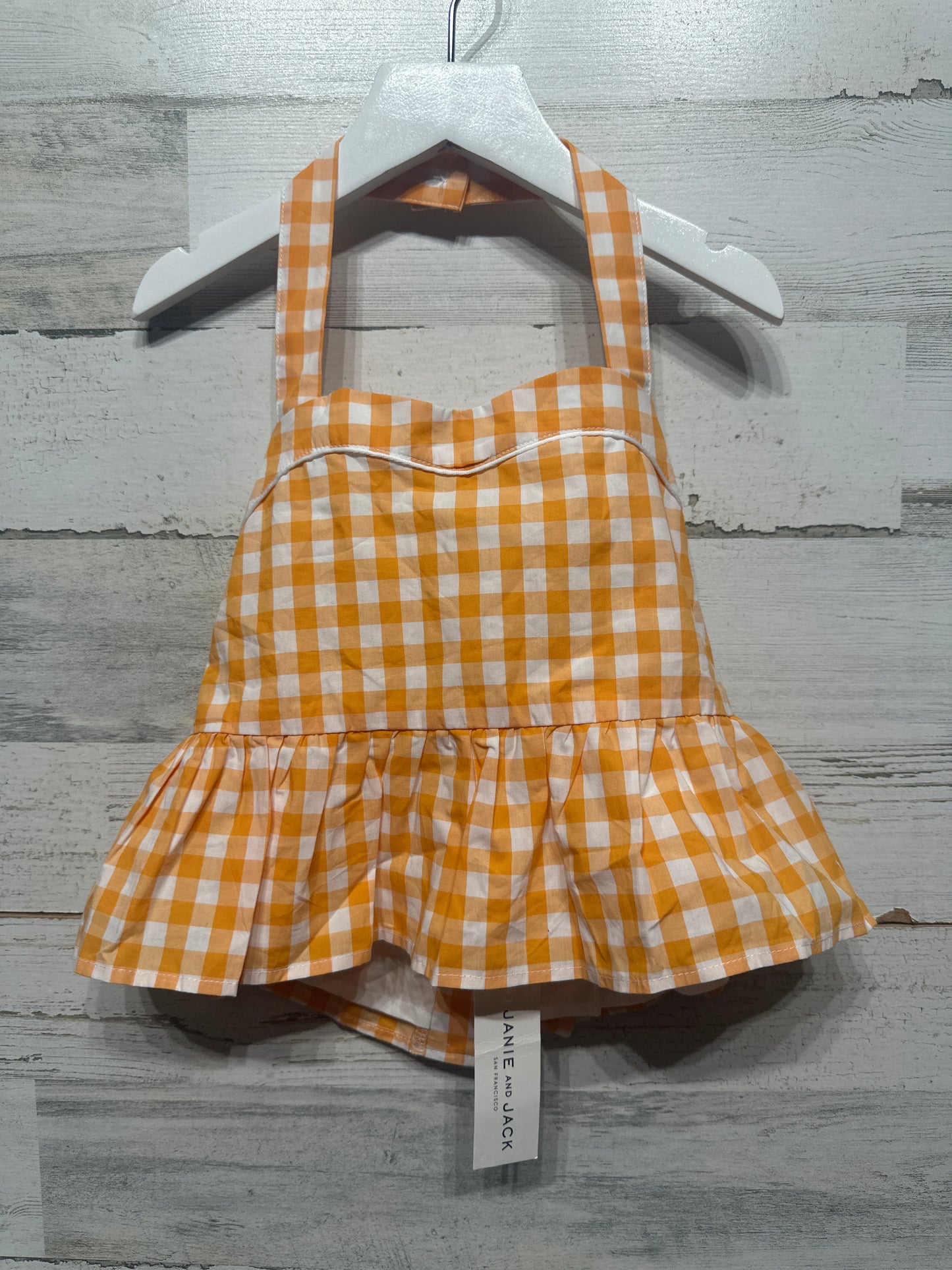 Girls Size 6 Janie and Jack Plaid Halter Top - New With Tags