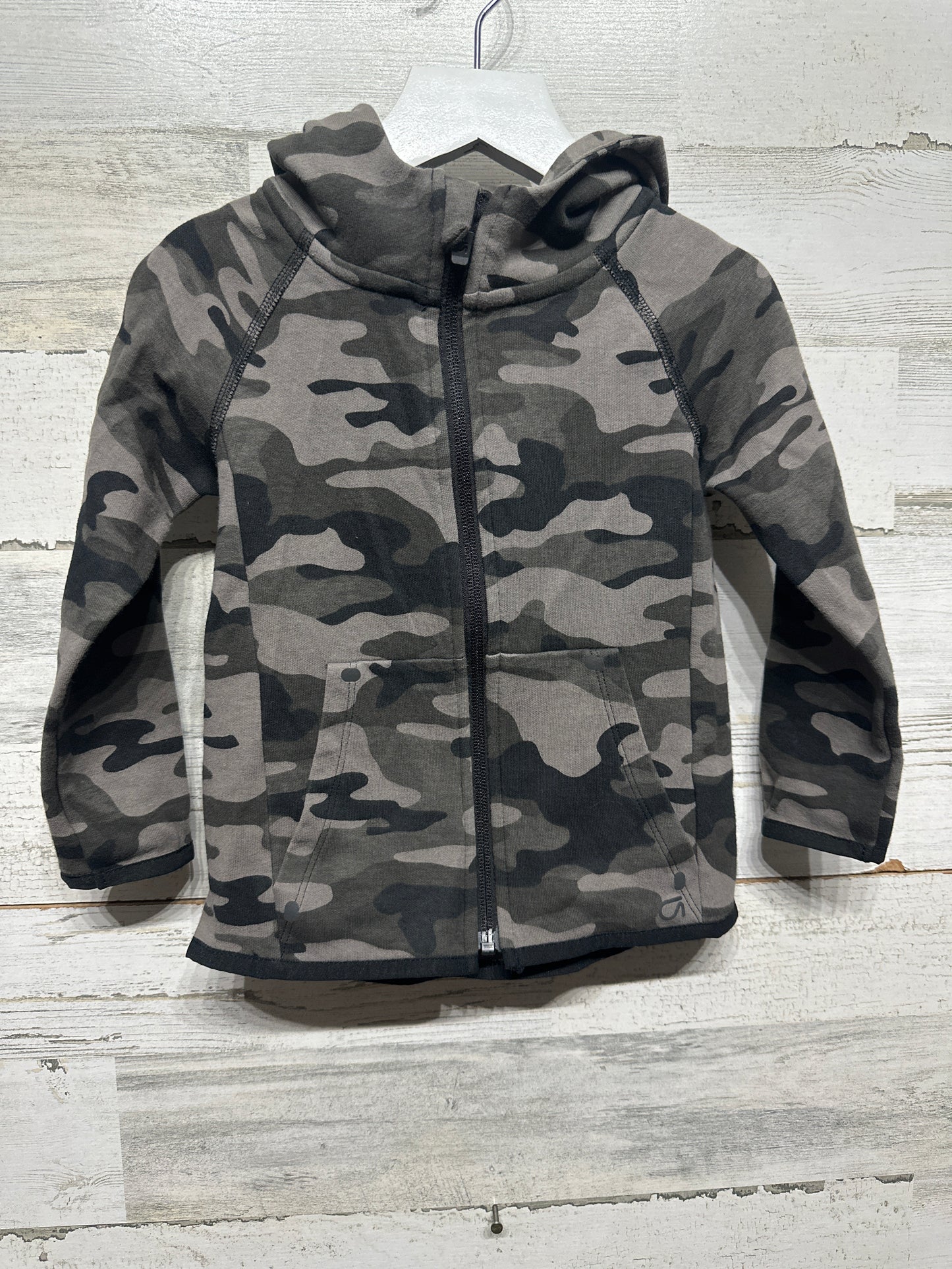 Boys Size 2 Years Gap Fit Camo Hooded Jacket - Very Good Used Condition