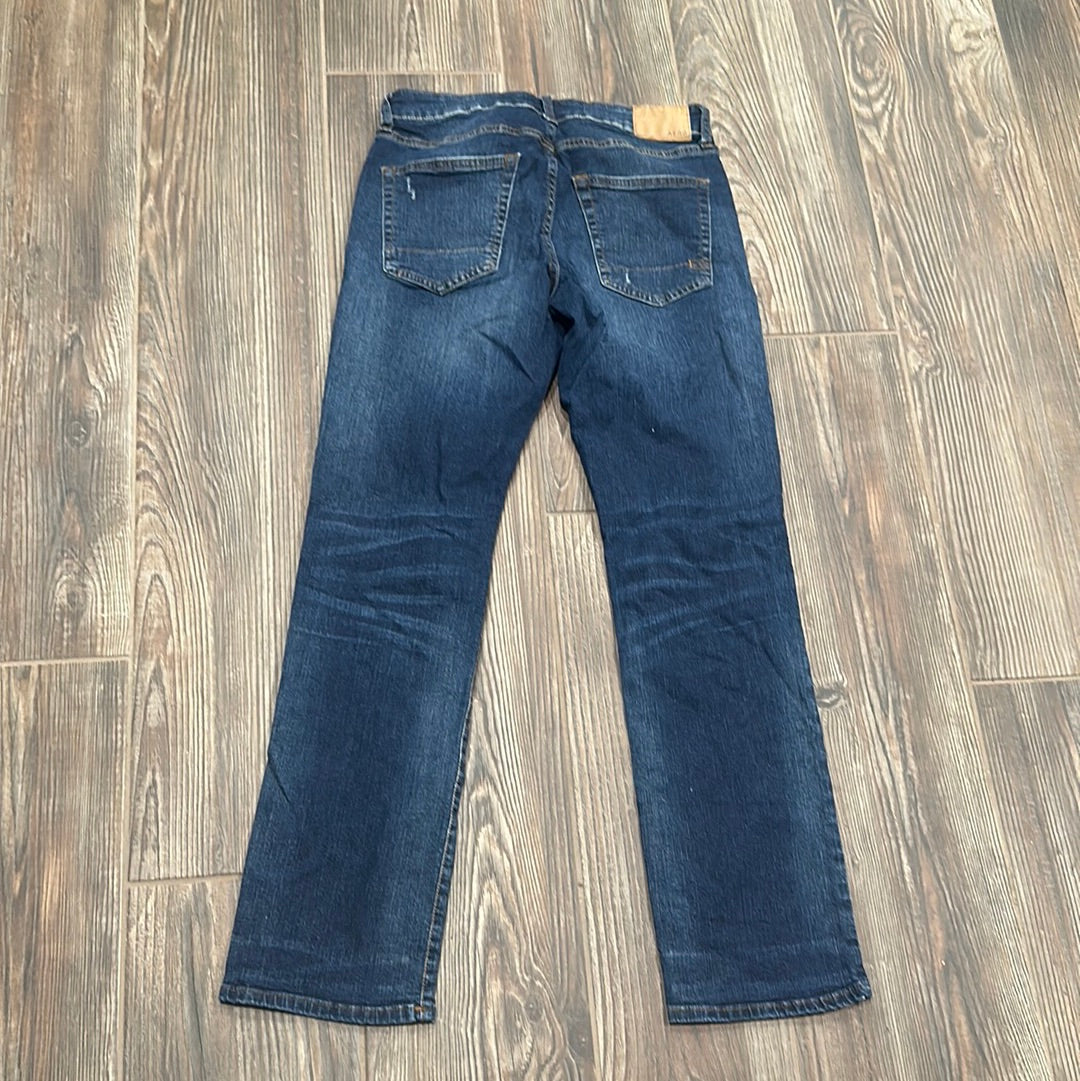 Men's Size 28x32 Aeropostale Straight Dark Jeans - Good Used Condition