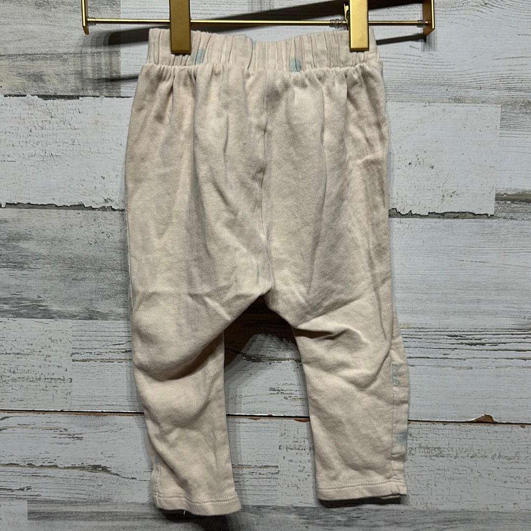 Girls Size 18-24m Zara Tan Polka Dot and Star Pants - Good Used Condition