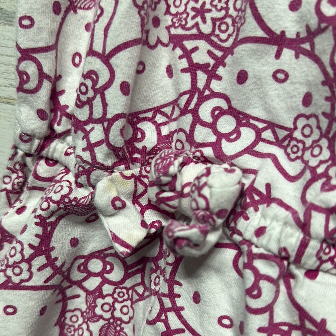 Girls Size XS (Fits Like 4-5) Hello Kitty Romper - Play Condition