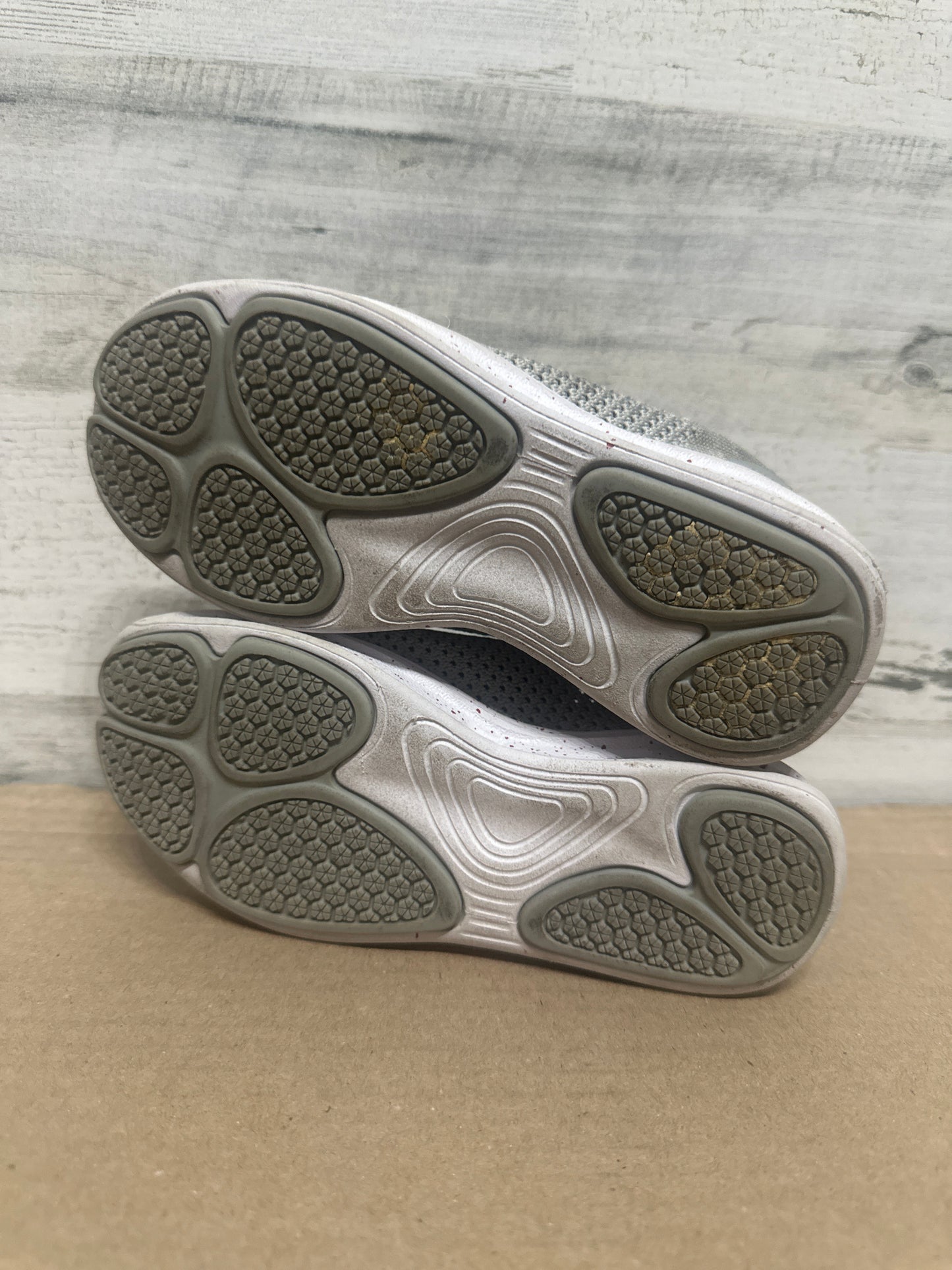 Size 13 (Little Kid) Magellan Grey Slip On Shoes - Good Used Condition