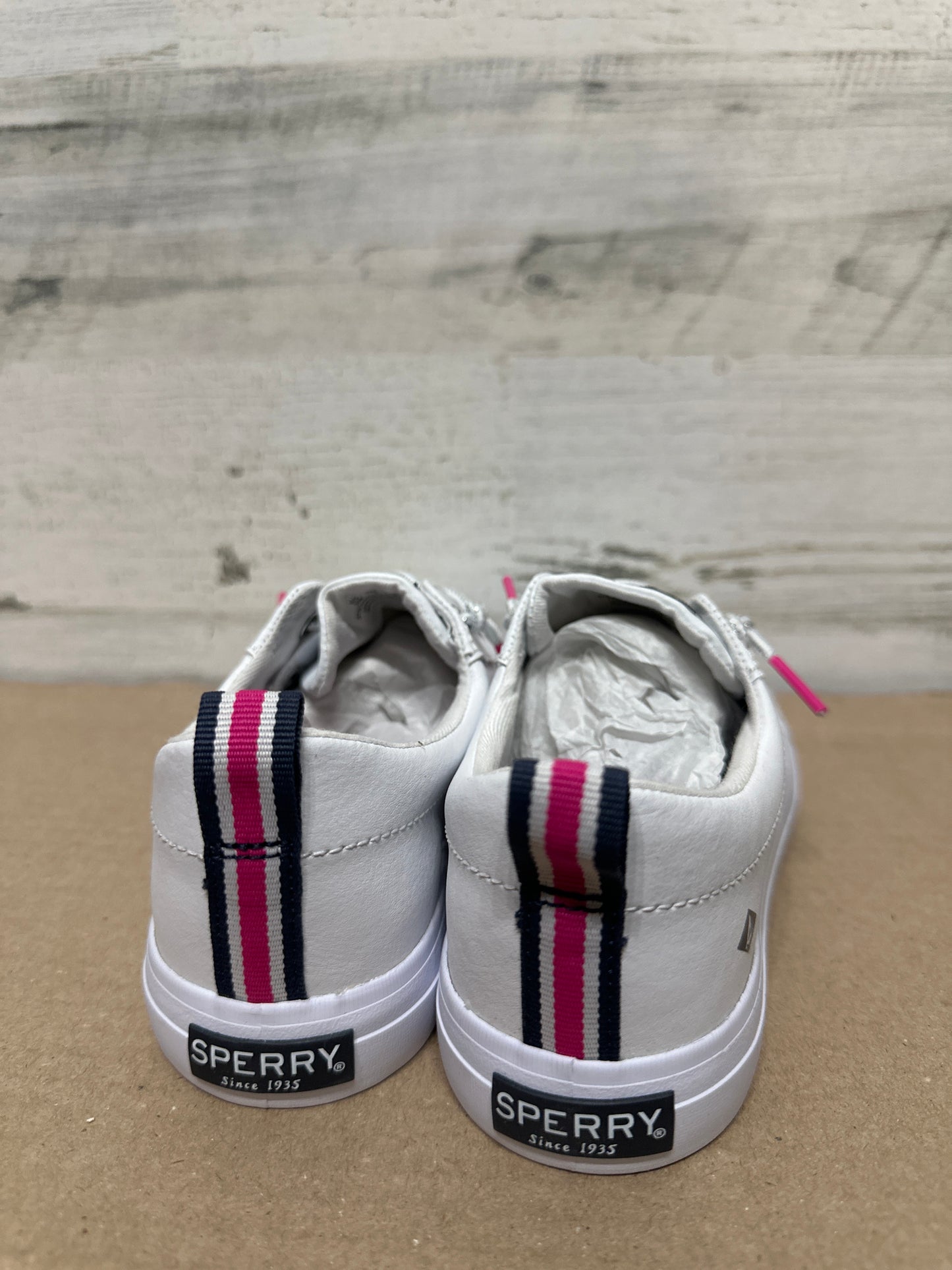 Size 3 (Youth) Sperry White Top-Sider Shoes - New Without Box