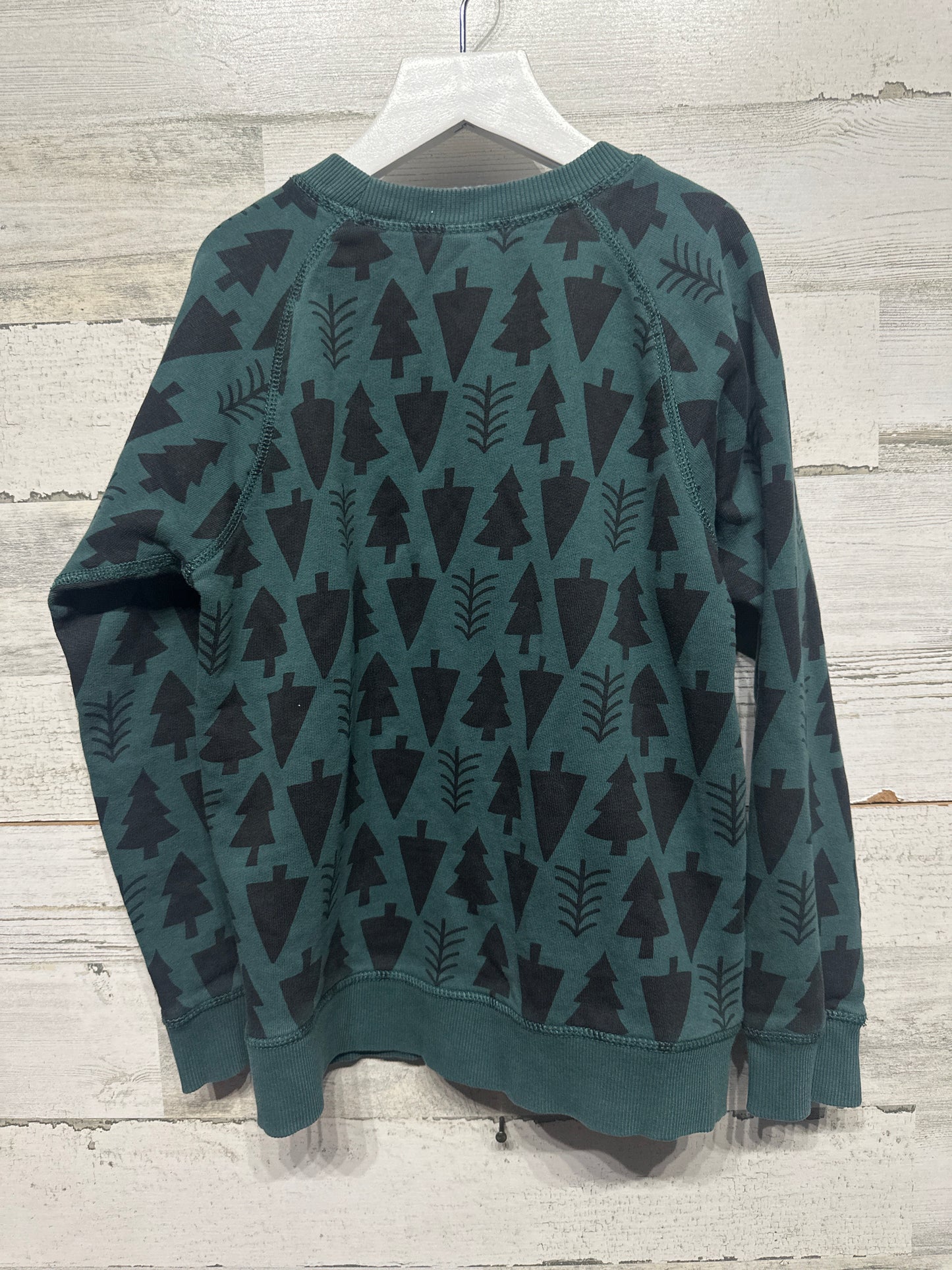 Hanna Andersson Green Tree Sweatshirt - Kids Size 8 (130cm) - Very Good Used Condition
