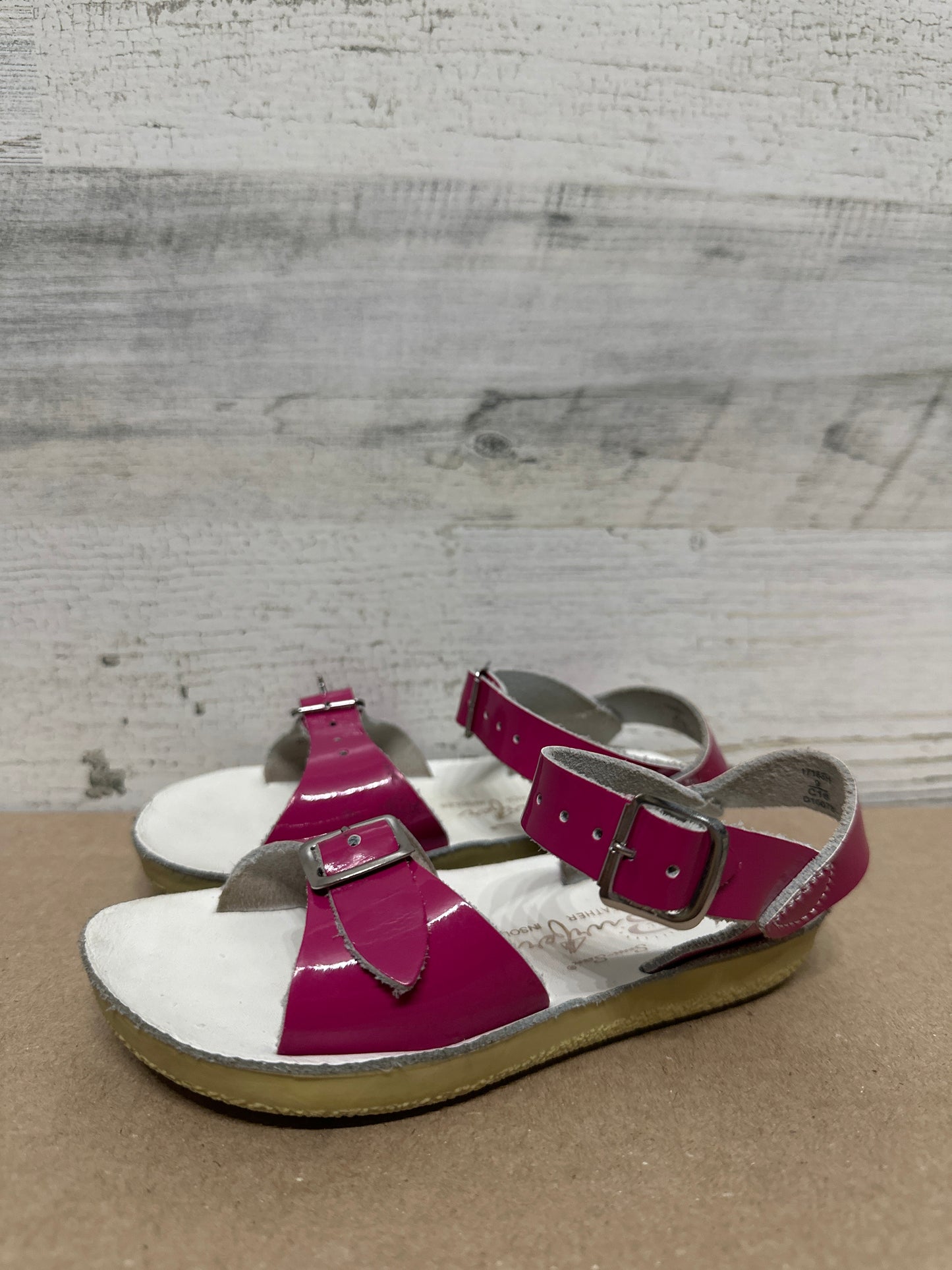 Girls Size 9 Toddler Sun San Surfers Sandals - Good Used Condition