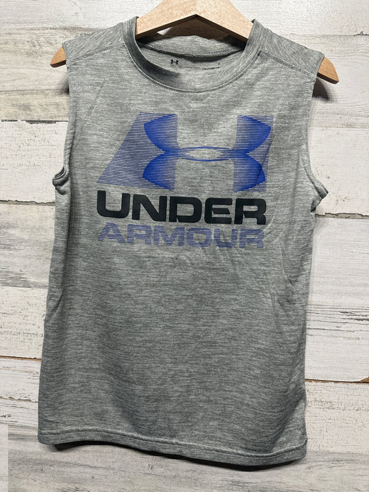 Boys Size 7 Under Armour Heat Gear Tank Top - Very Good Used Condition
