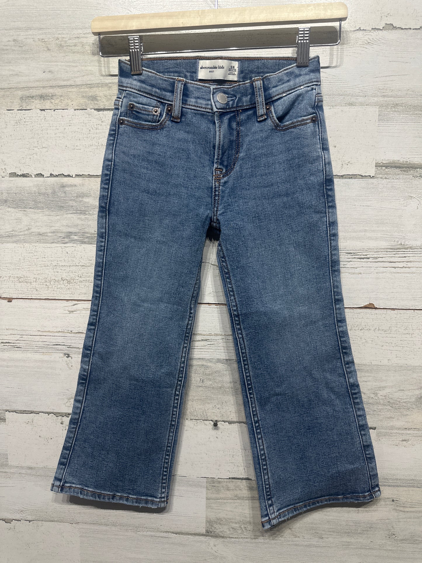 Boys Size 5/6 Regular Abercrombie Boot Jeans - Very Good Used Condition