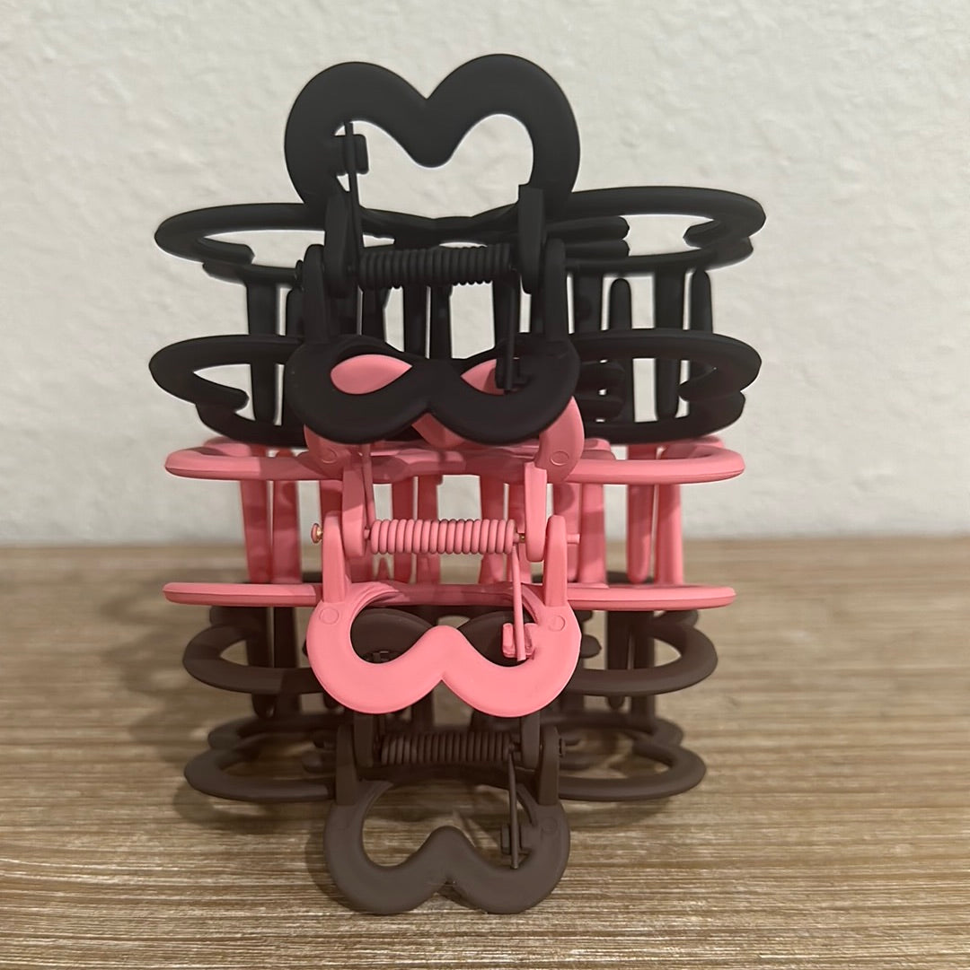 Girls Bow Shape Hair Clip (Set of Three) - New In Bag
