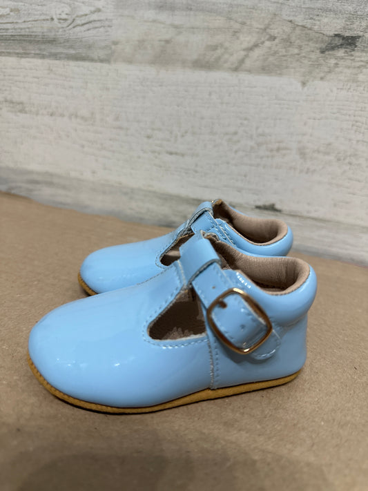 Size 6-12m Monkey Feet Patent Shoes - Very Good Used Condition