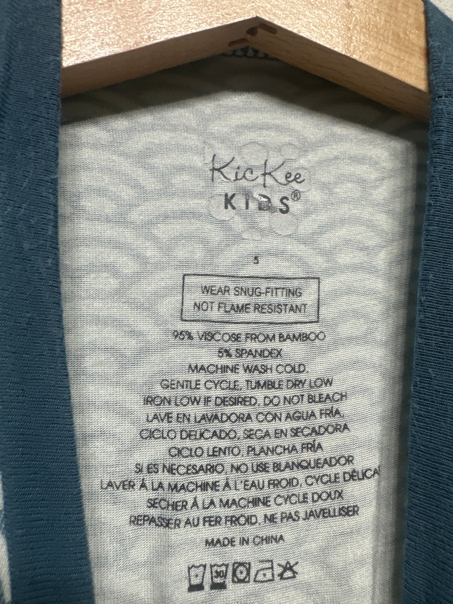 Size 5 Kickee Pants Bamboo Pajama Set - Good Used Condition*