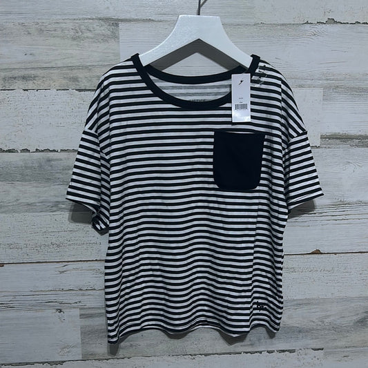Girls Size Medium (10) Justice striped shirt - new with tags