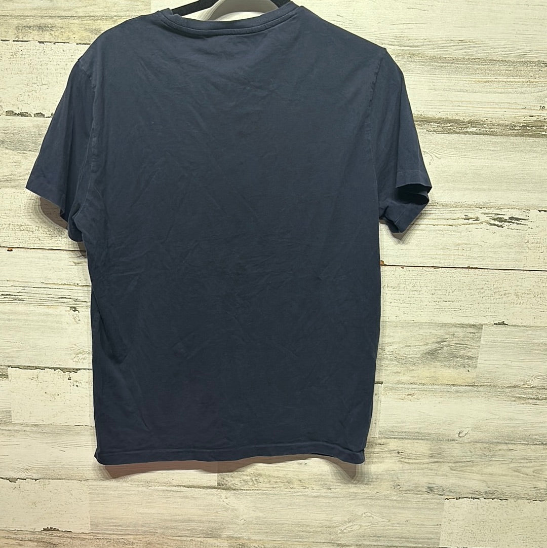 Men's Size Large Polo Ralph Lauren Navy Tee - Good Used Condition