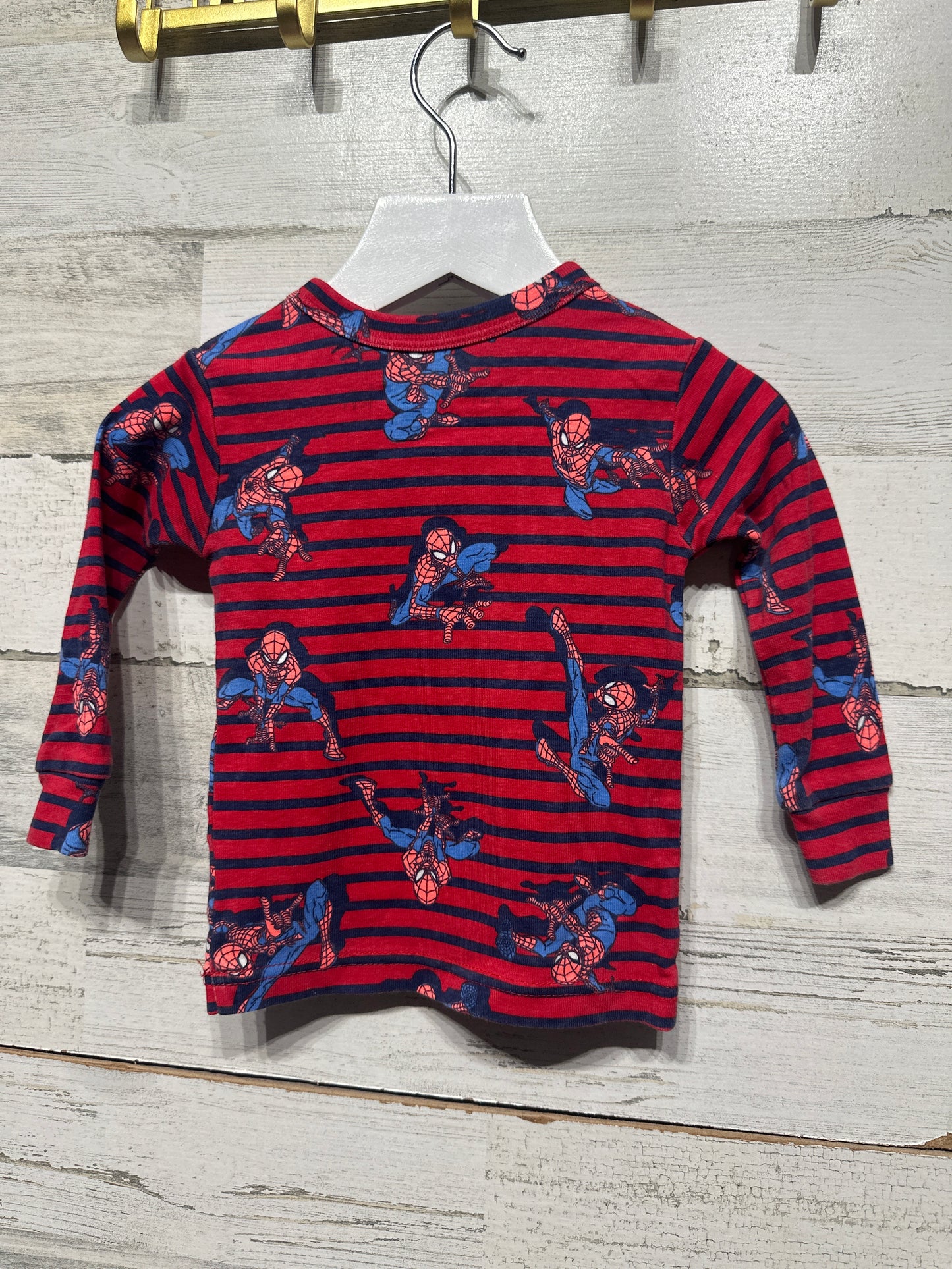 Boys Preowned Size 12-18m Gap Spiderman Pajama Top - Good Used Condition*