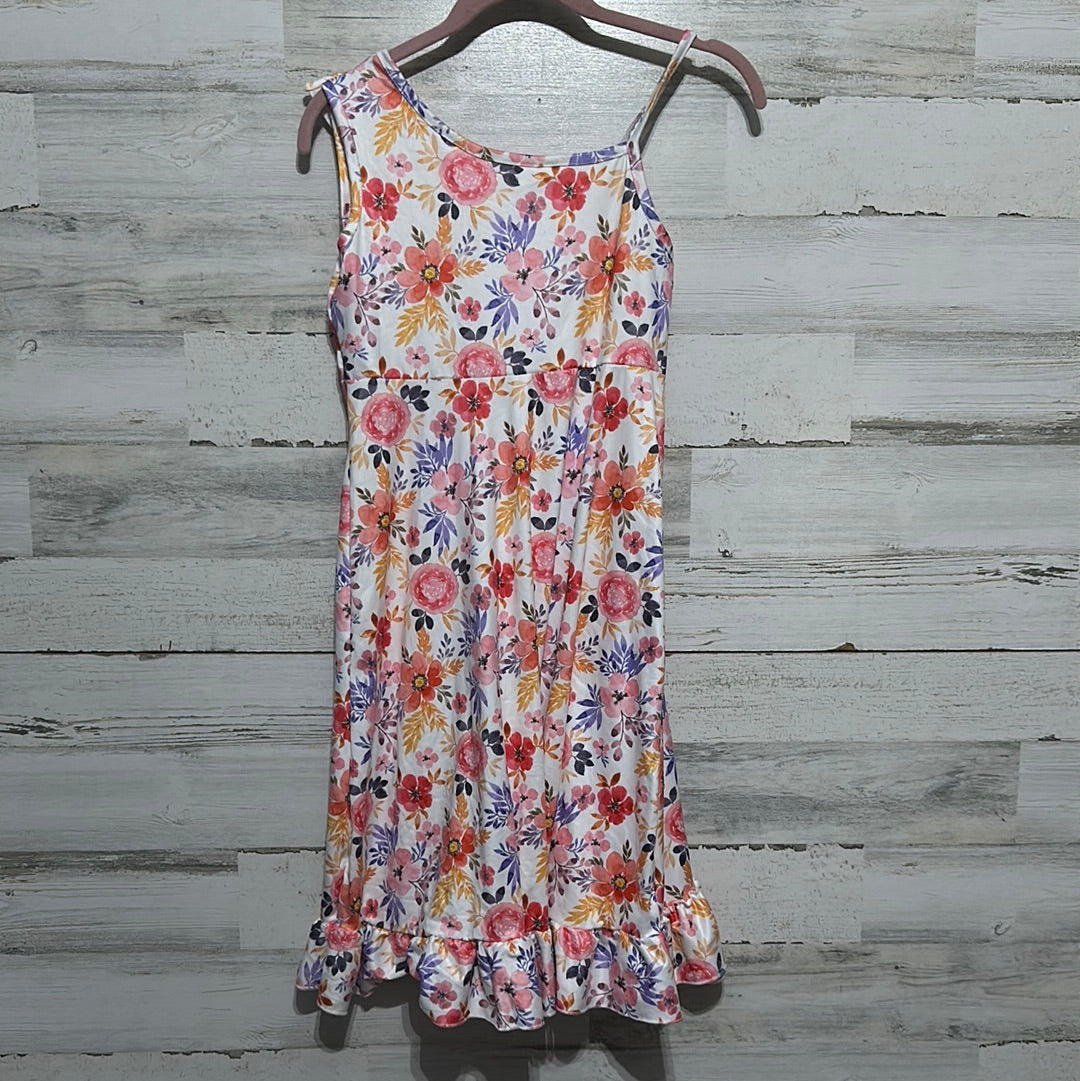 Girls Size 10-12 floral dress - good used condition