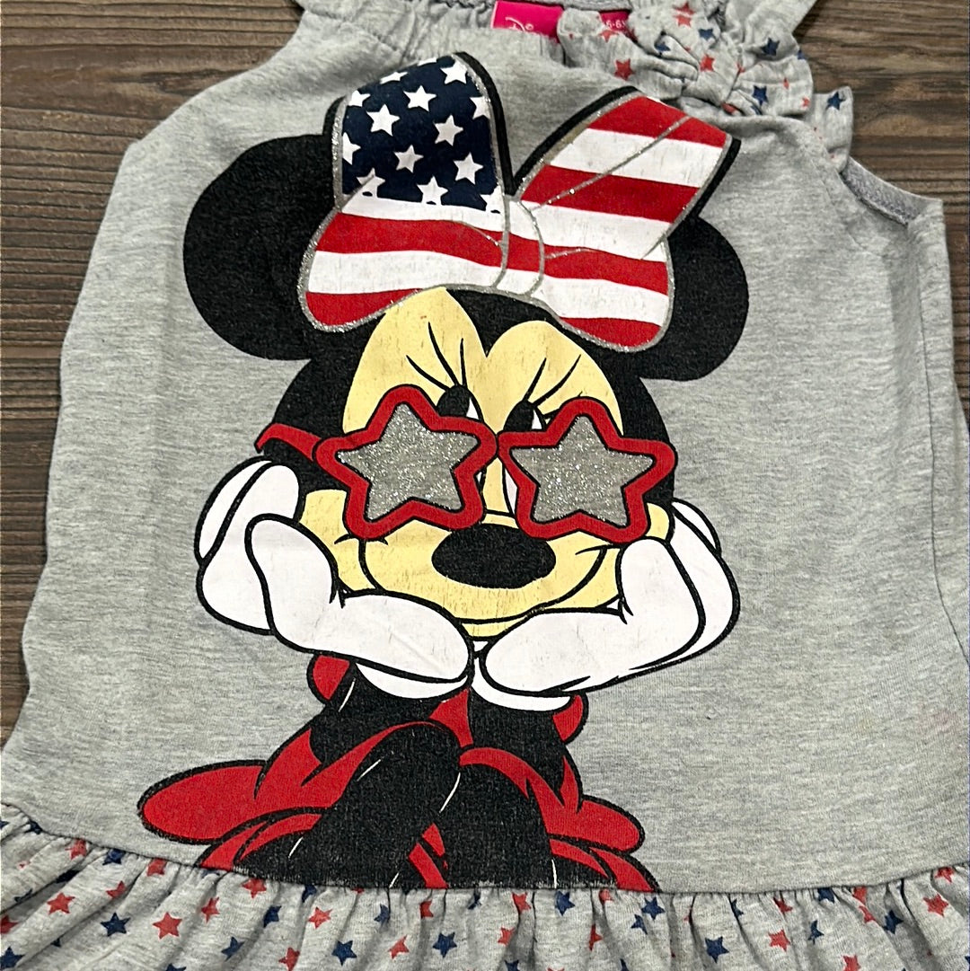Girls Size 6/6x Disney Patriotic Minnie Dress - Play Condition