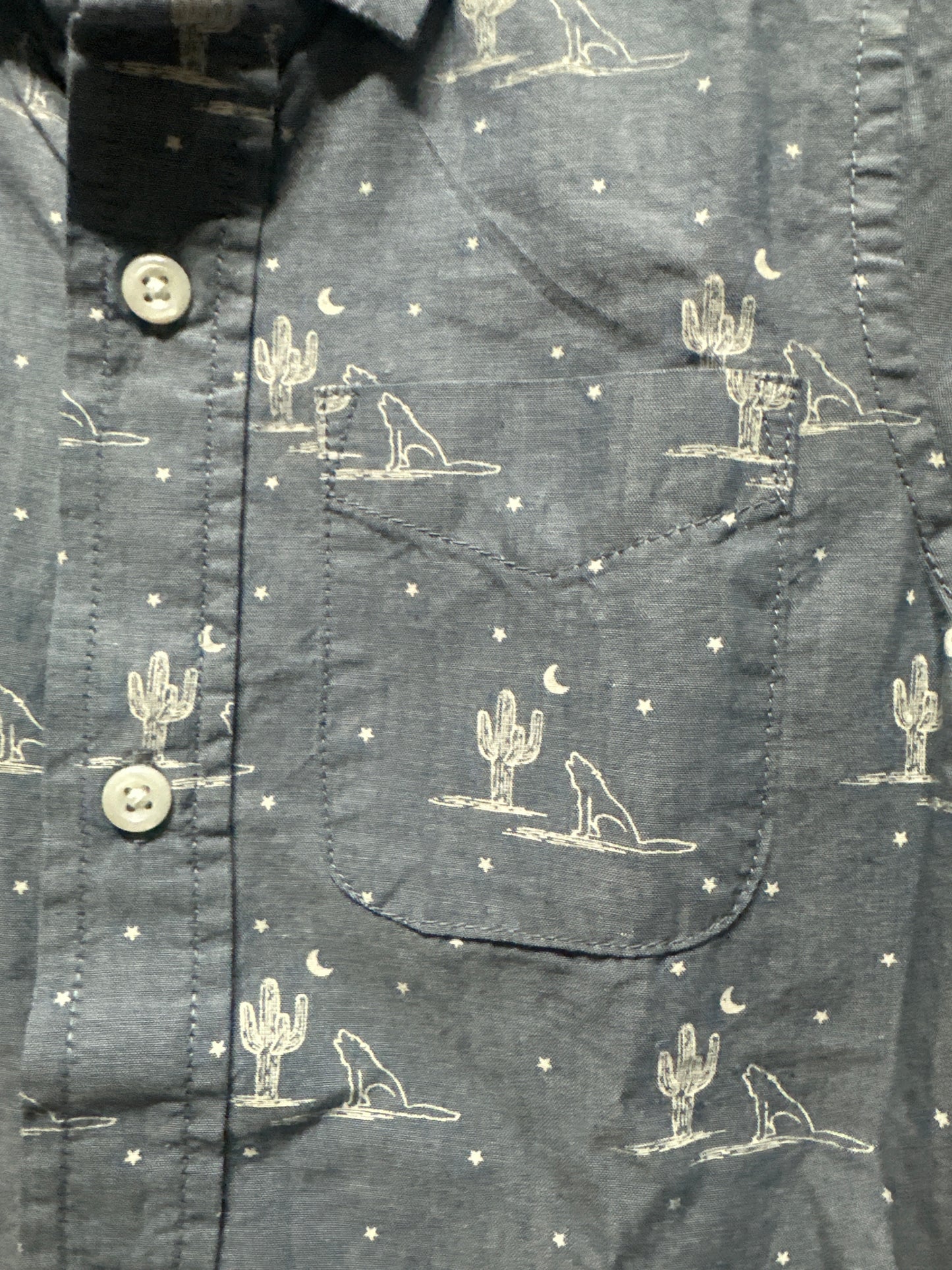 Boys Size 4 XS Children’s Place Button Up Shirt - Very Good Used Condition