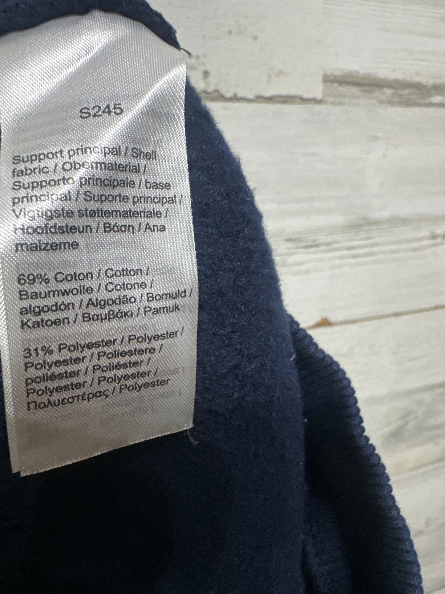 Boys Size 3 Lacoste Navy Sweatshirt - Very Good Used Condition