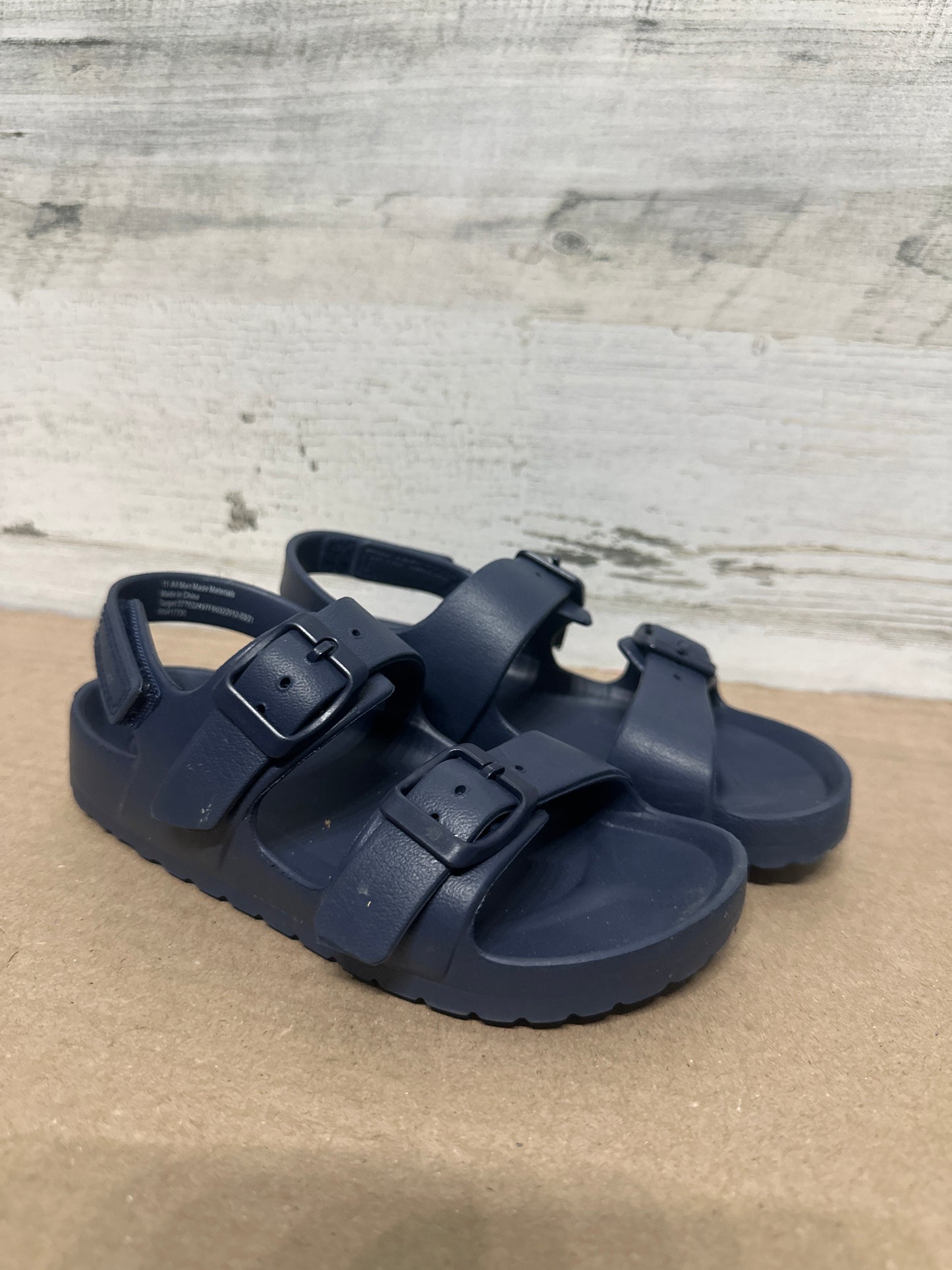 Size 11 (Toddler) Cat and Jack Navy Blue Sandals - Very Good Used Condition*