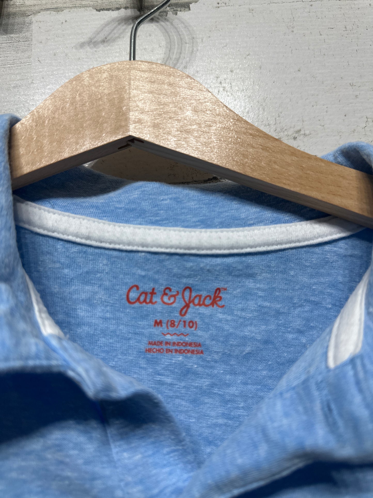 Boys Size 8/10 Medium Cat and Jack Polo Shirt Lot (2 Pieces) - Very Good Used Condition