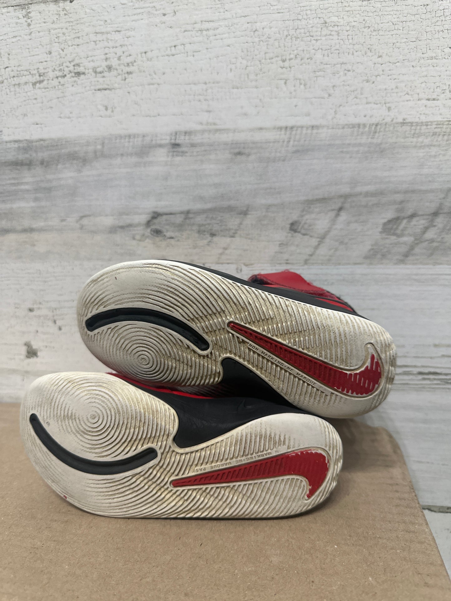 Size 11 (Toddler) Nike Red Team Hustle Shoes - Good Used Condition*