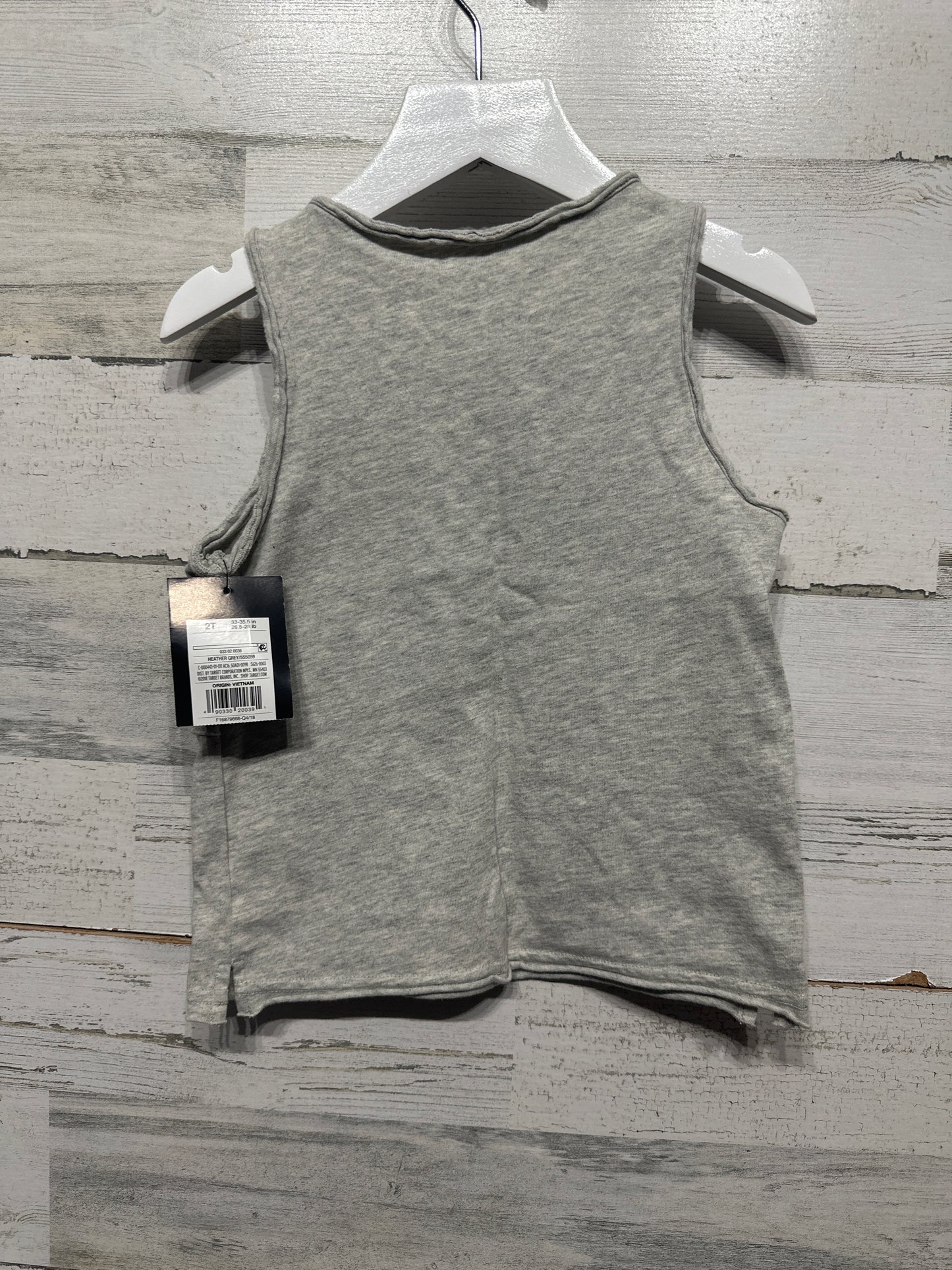 Boys Size 2t Art Class Grey Sleeveless Shirt - New With Tags