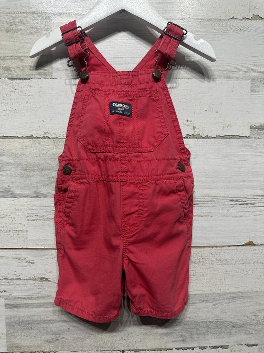 Size 18m Osh Kosh Red Overalls - Good Used Condition