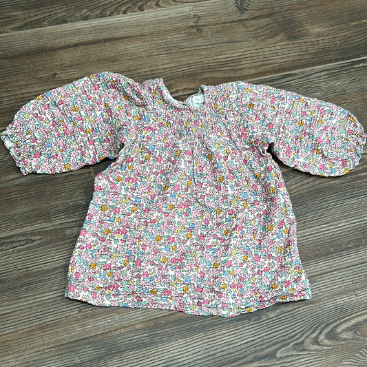 Girls Size 2/3 Zara Floral Tunic - Very Good Used Condition