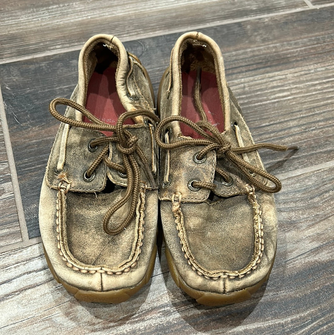 Boys Size 12.5 (Little Kid) Twisted X Youth Casual Driving Moc Shoes - Play Condition