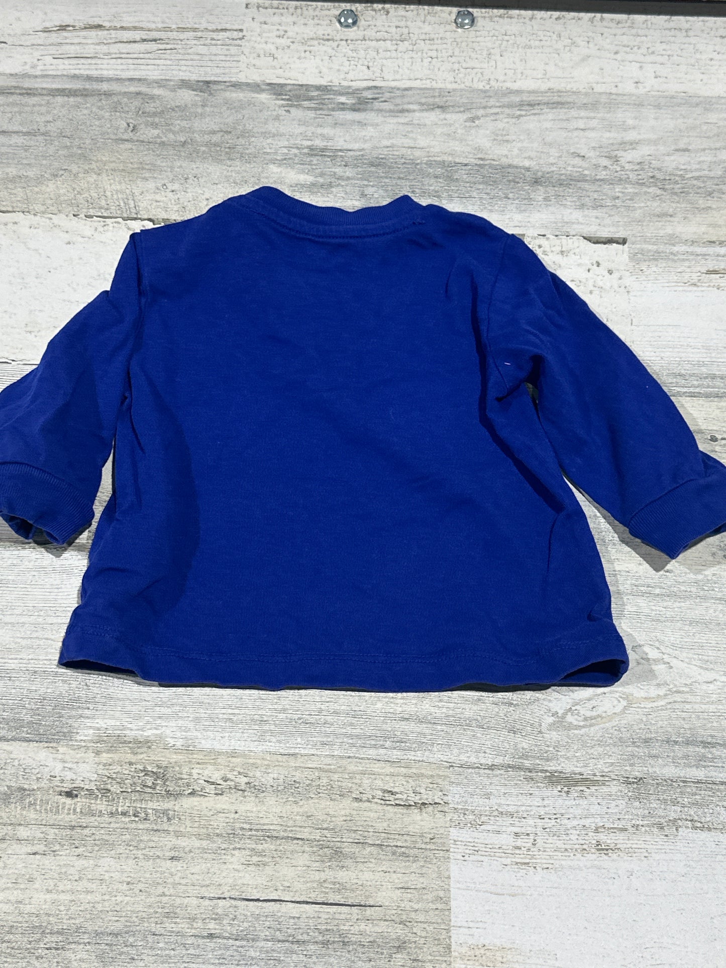 Polo Ralph Lauren Blue Long Sleeve Shirt - Boys Size 6m - Very Good Used Condition