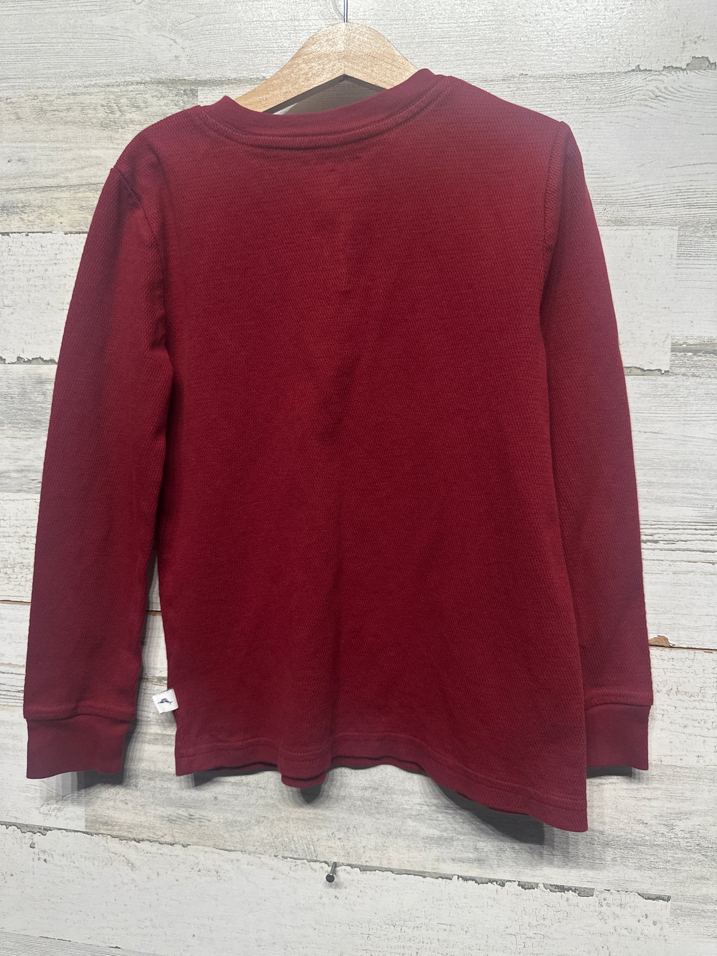 Boys Size 7-8 Medium Tommy Bahama Long Sleeve Henley Shirt - Very Good Used Condition