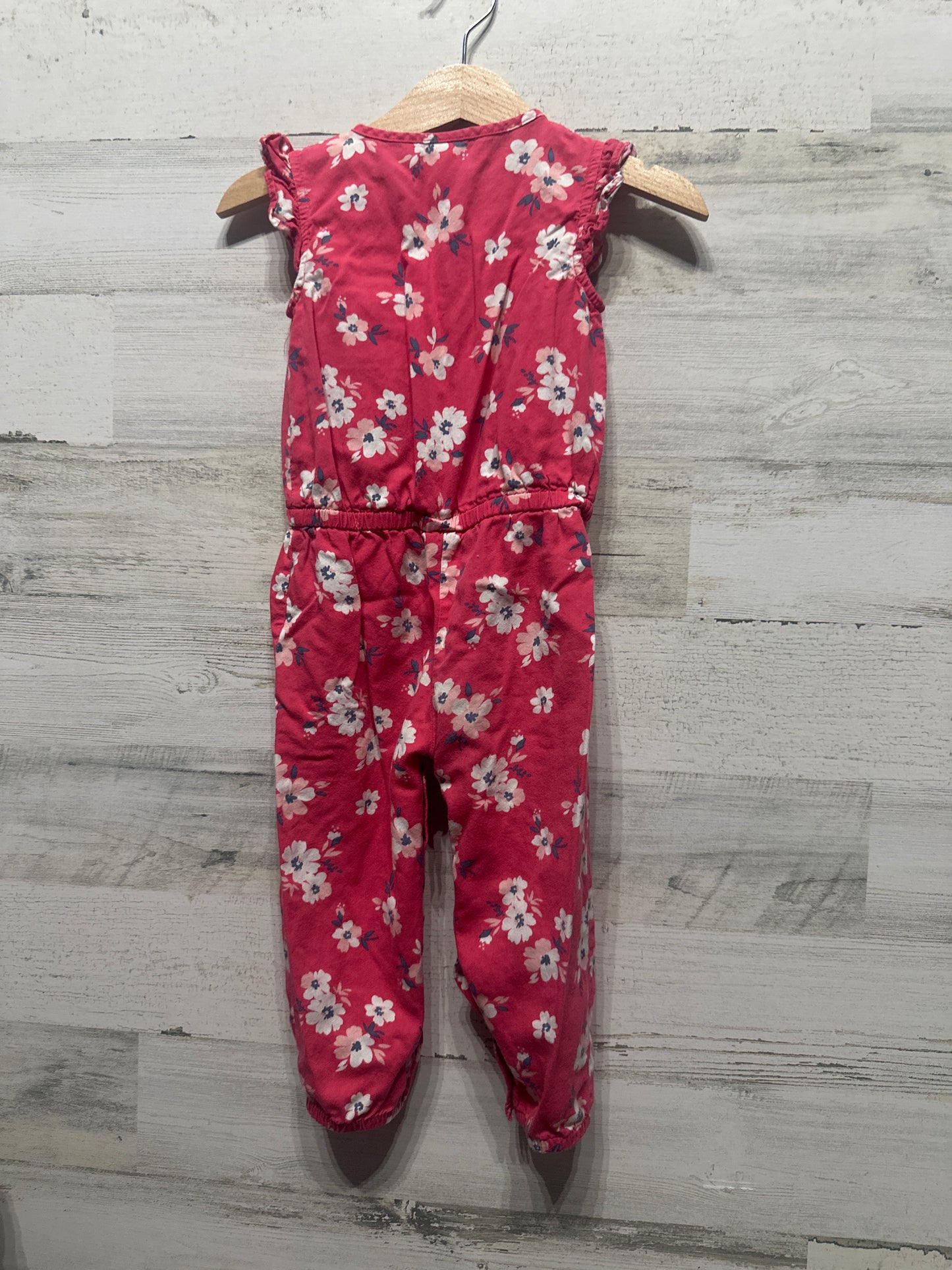Girls Size 18m Carter’s Floral Romper - Good Used Condition
