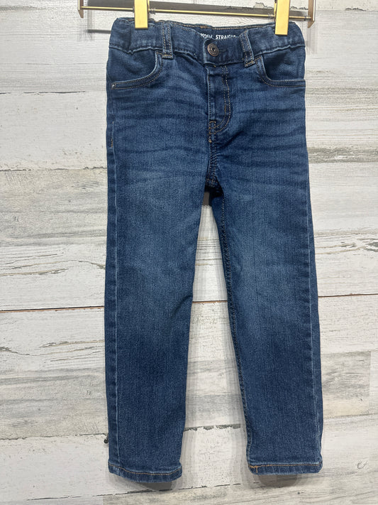 Size 4t Osh Kosh Adjustable Waist Straight Jeans - Very Good Used Condition