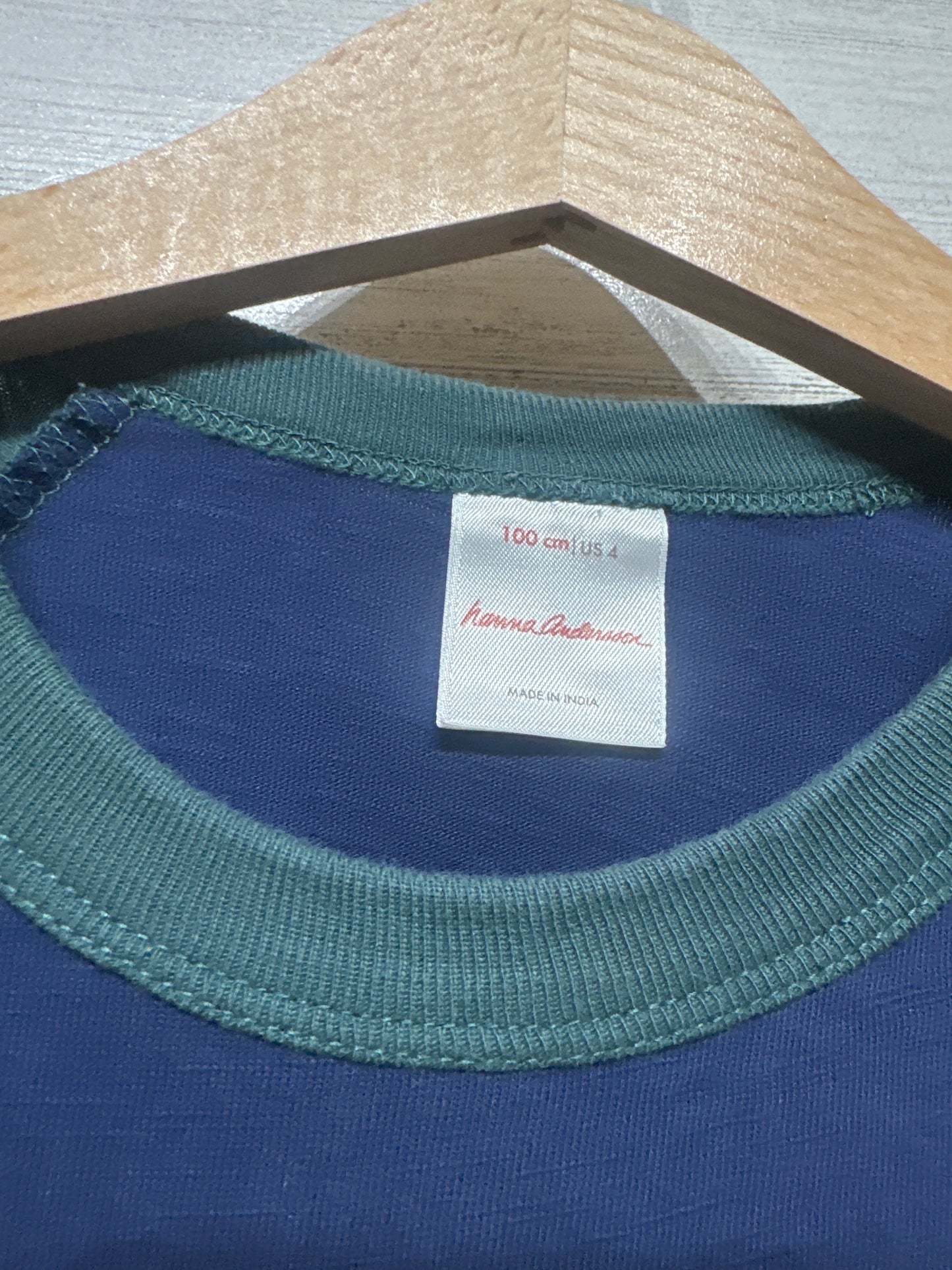 Size 4 (100cm) Hanna Andersson Shirt - Good Used Condition