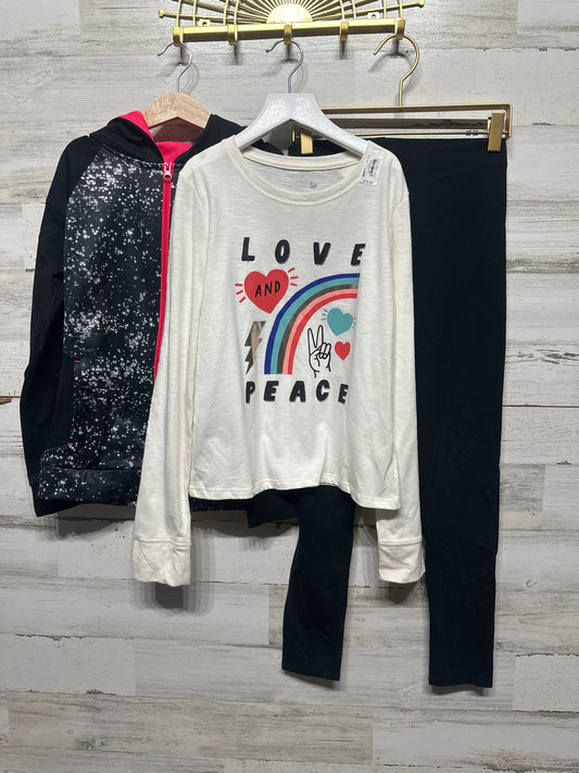 Size 10/12 Clothing Lot / Jacket/Long Sleeve Shirt/Leggings - Very Good Used Condition/NWT