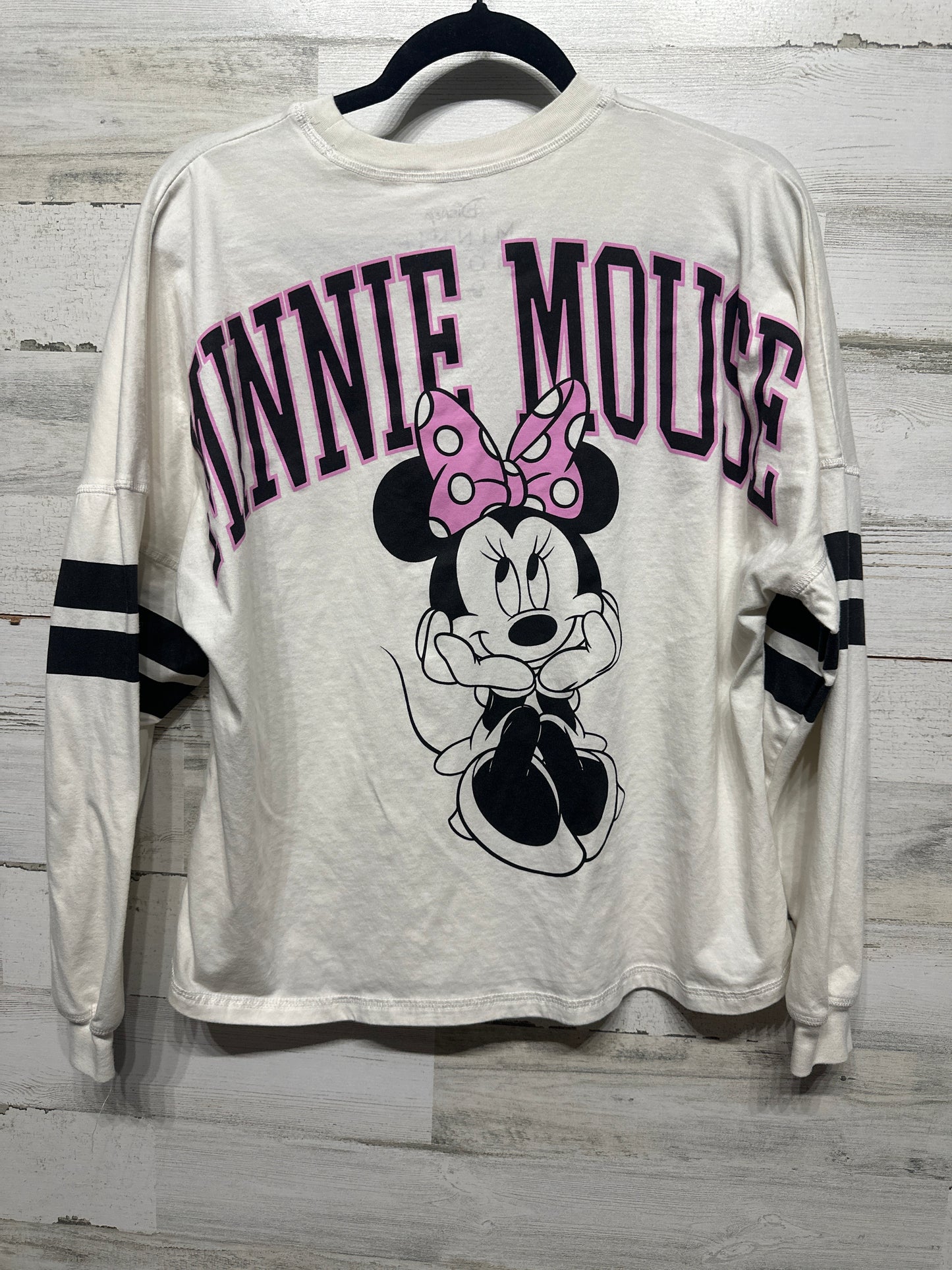 Women’s Size Small Disney Minnie Mouse Long Sleeve Shirt - Very Good Used Condition