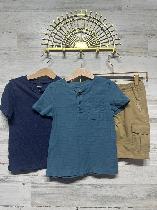 Size 4t/4 Short Sleeve/Shorts Clothing Lot (3 Pieces)  - Good Used Condition