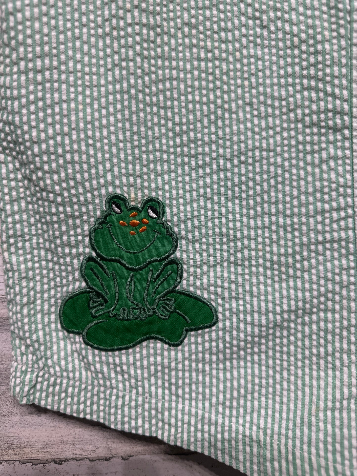 Boys Size 3t My Pal Seersucker Appliqué Jon Jon - Play Condition*