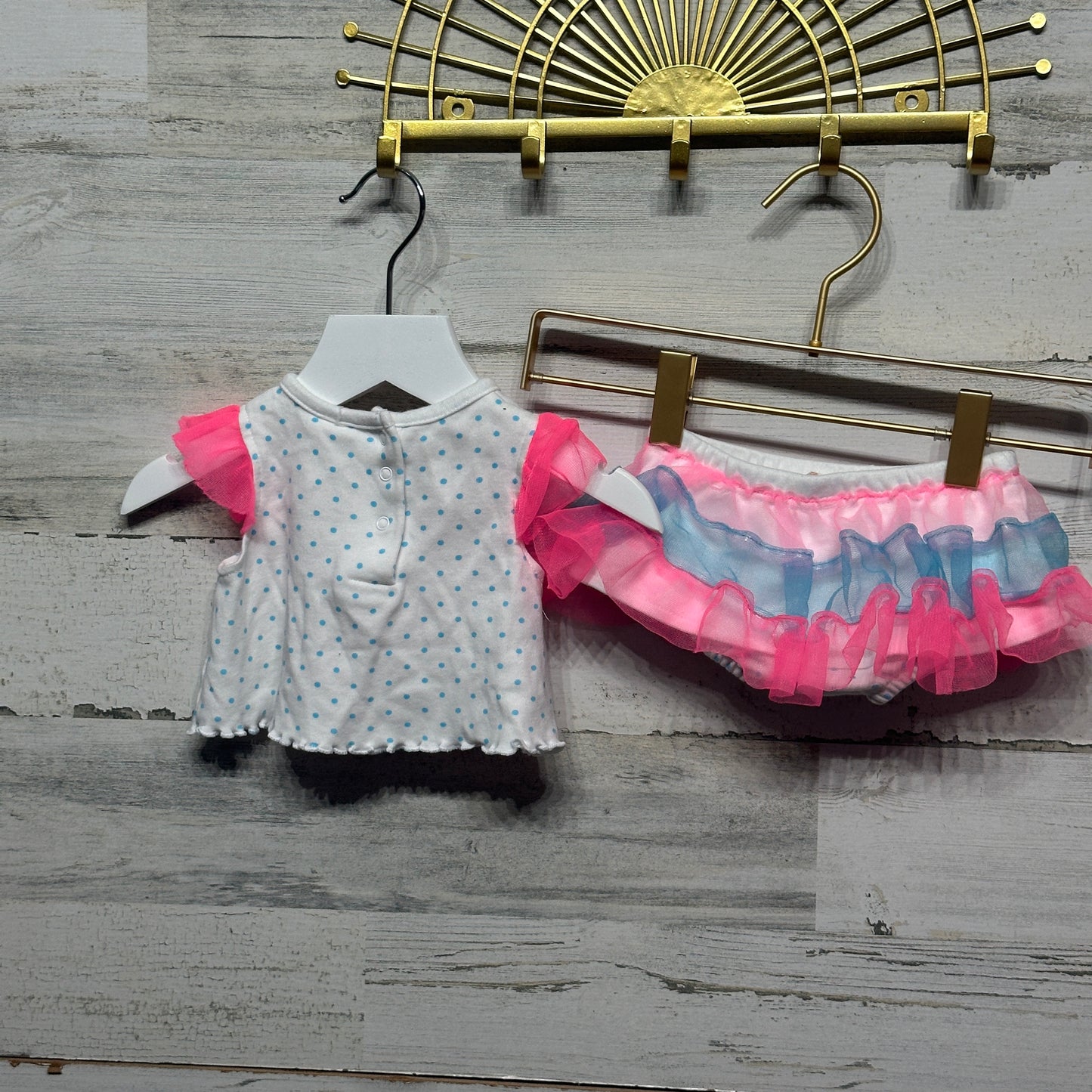 Girls Size 3m Starting Out Two Piece Ice Cream Set - Good Used Condition