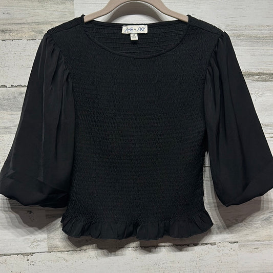 Women's Size Medium She+Sky Black Shirt - Very Good Used Condition