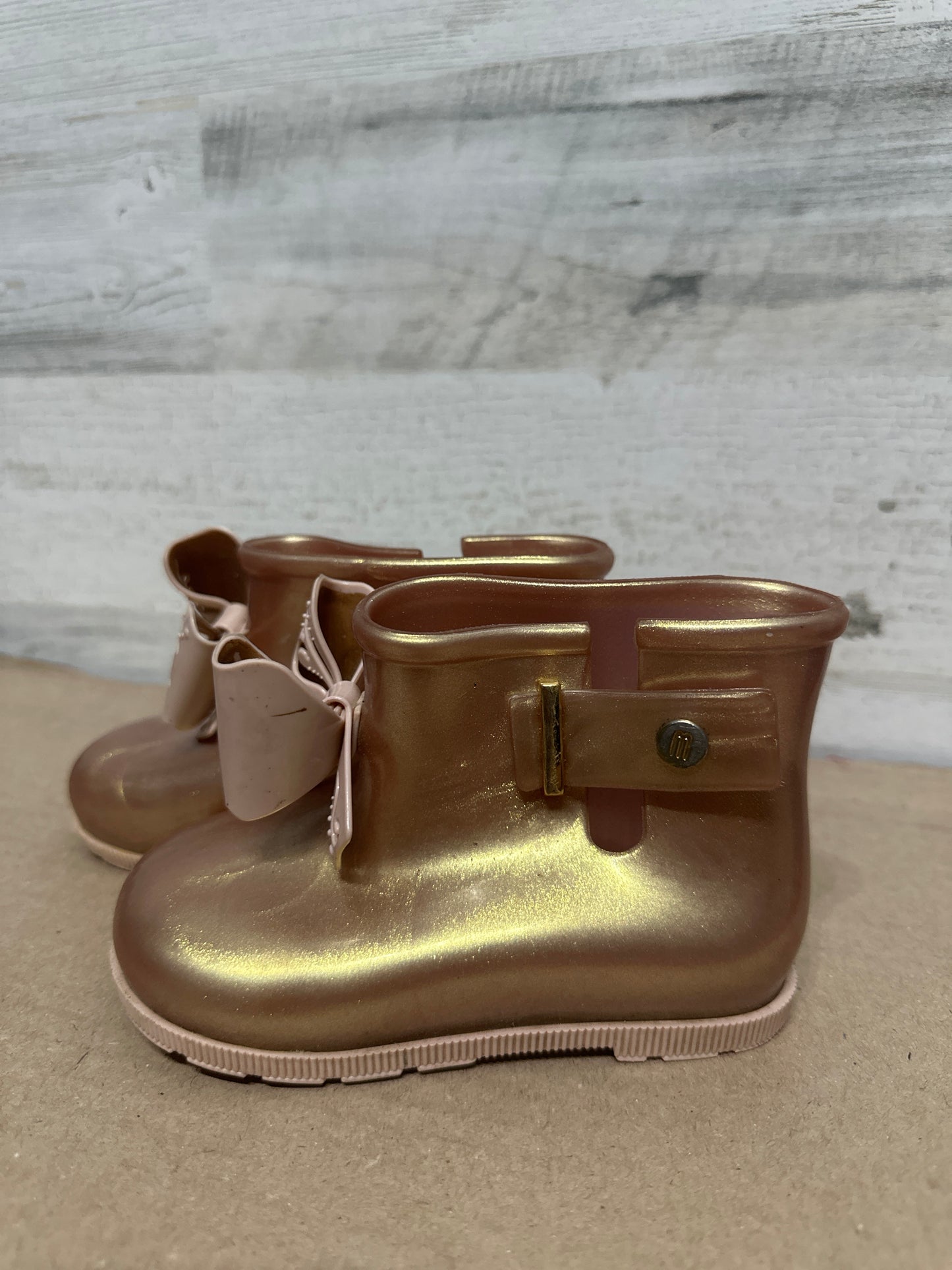Size 8 Toddler Mini Melissa Bow Boots - Good Used Condition*