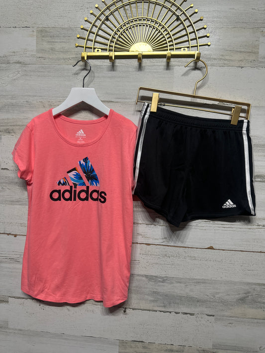 Size 10/12 Medium Adidas Outfit Set (2 pieces) - Very Good Used Condition