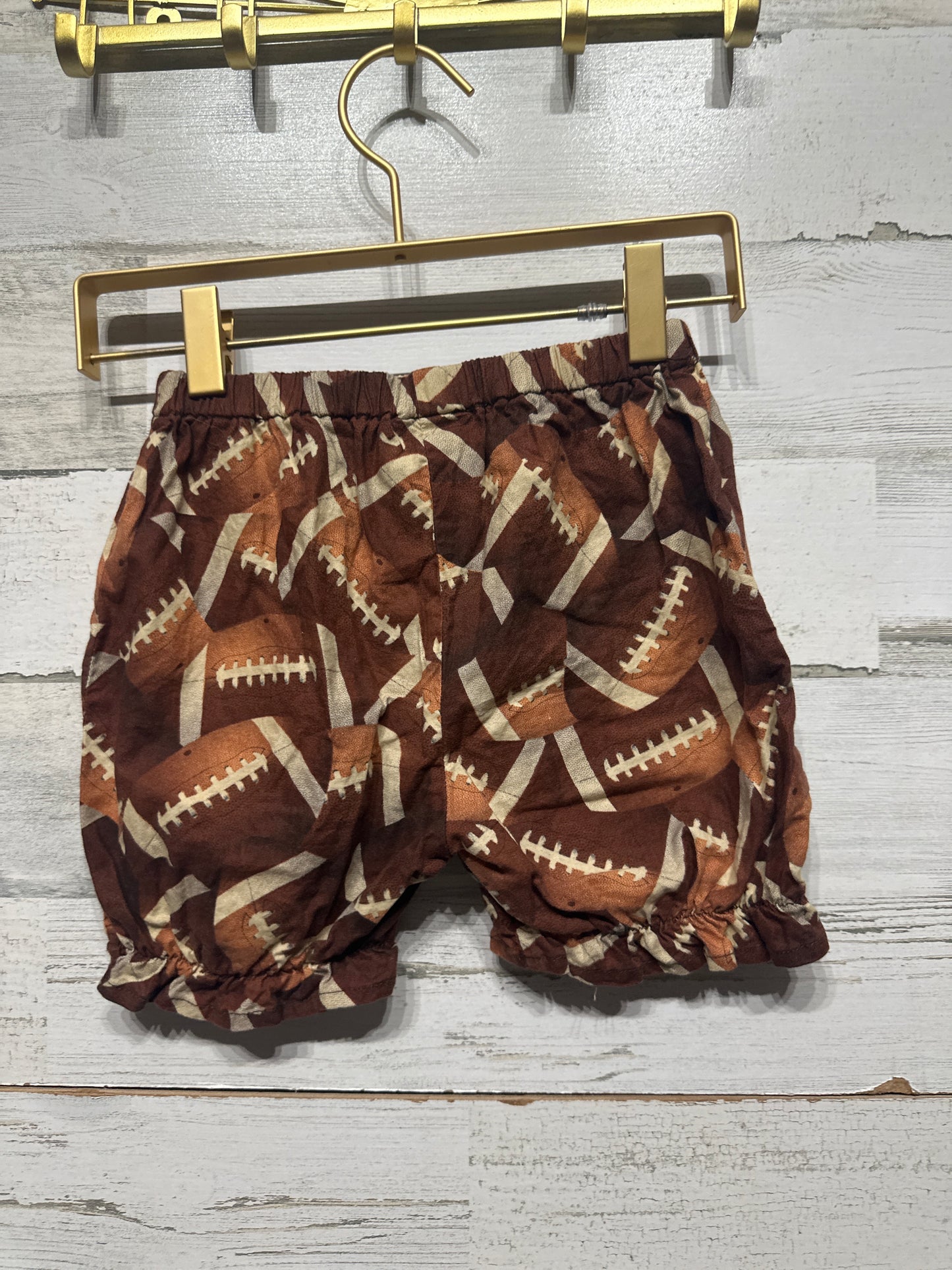 Girls Size 6 Sweet Petunia Football Shorts - Very Good Used Condition