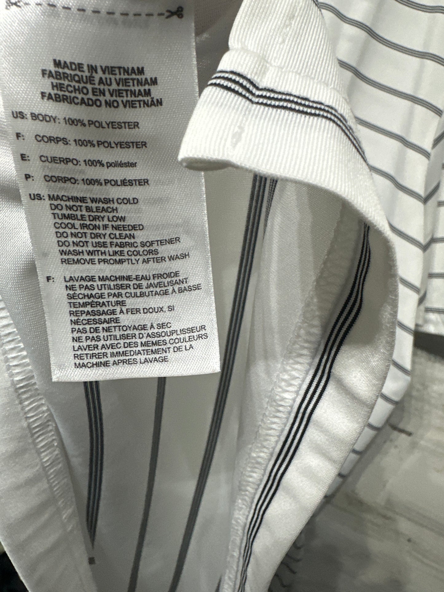 Men's Size 3XL Adidas Pure Motion Golf Drifit Polo Shirt - Very Good Used Condition